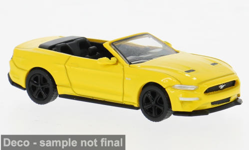 1:87 FORD Mustang VI Cabriolet (2020), yellow - 870566