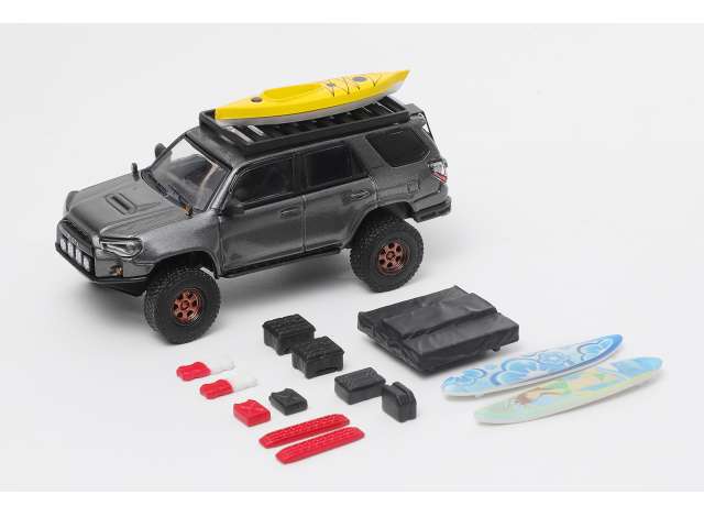 1:64 TOYOTA 4Runner Modified с аксессуарами, grey - KS-051-537