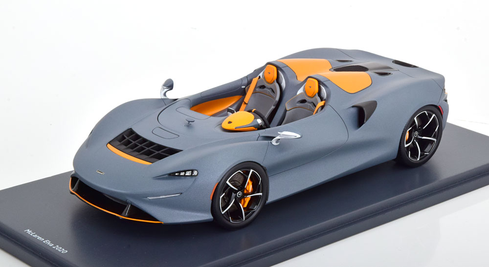 1:18 MCLAREN Elva Roadster (2020), matt-grey orange - 00581