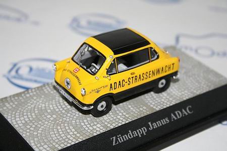 1:43 ZUNDAPP Janus «ADAC», yellow white - 18054