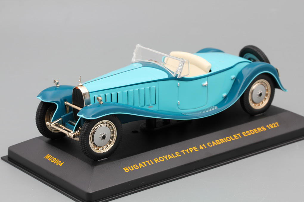 1:43 BUGATTI ROYALE TYPE 41 CABRIOLET ESDERS 2 Tones Turquoise - MUS004