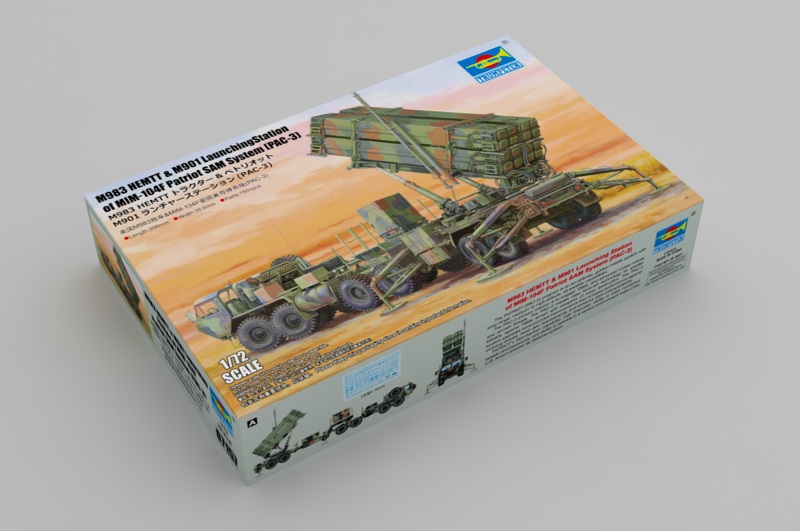 1:72 Сборная модель ЗРК M983 HEMTT & M901 LAUNCHING STATION OF MIM-104F PATRIOT - 07157