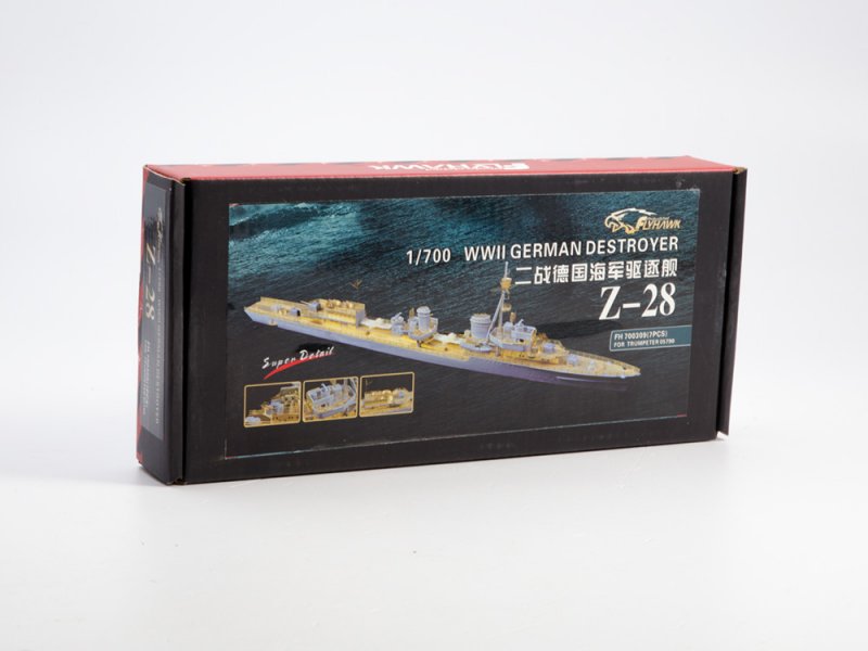 1:700 Сборная модель WWII German Destroyer Z-28 (For Trumpeter 05790) - FH700309