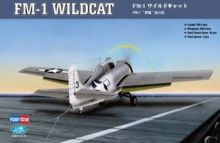 1:48 Сборная модель Самолет FM-1 Wildcat - 80329