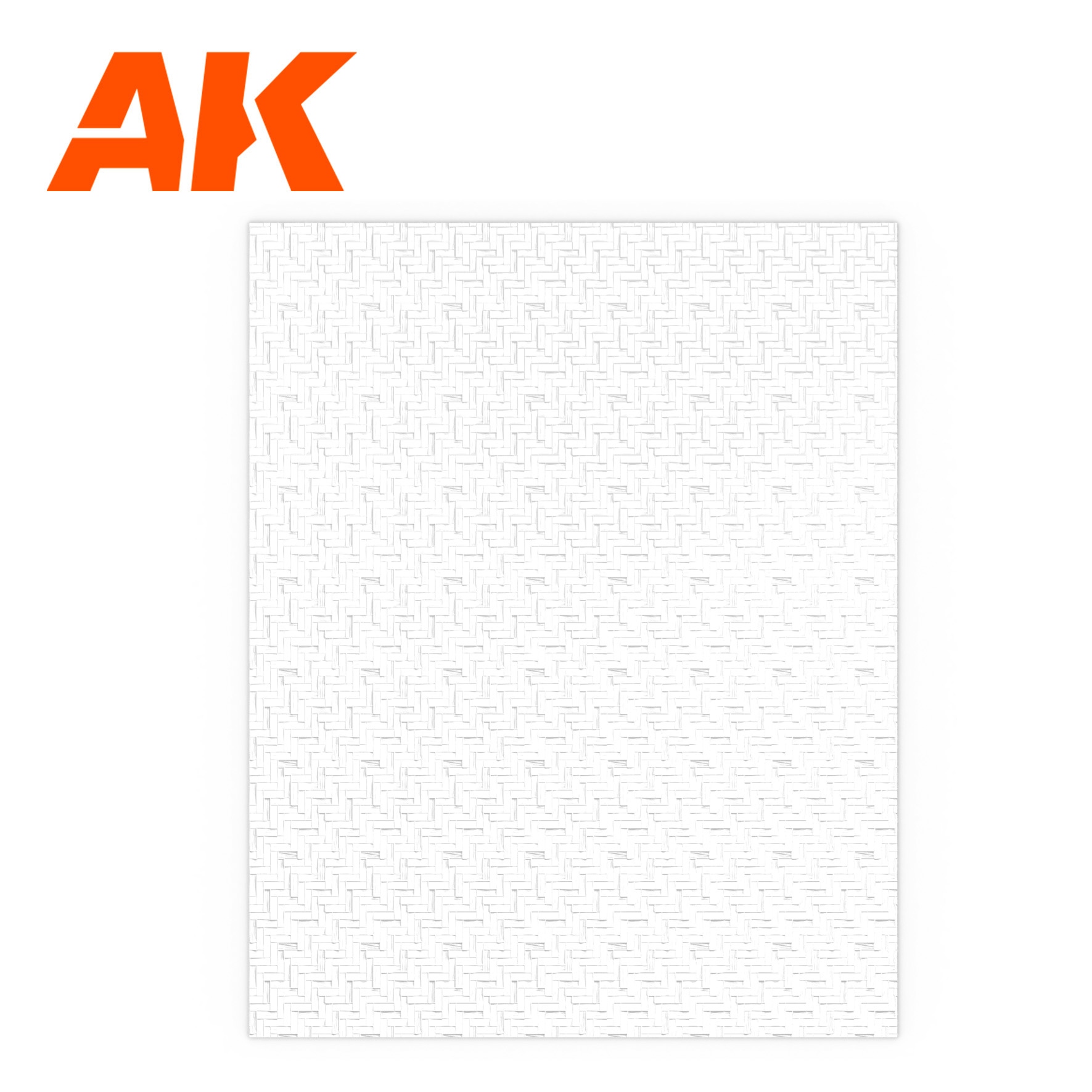 Лист для имитаций тротуарной плитки / Pavement Spike Brick Sheet - AK6581