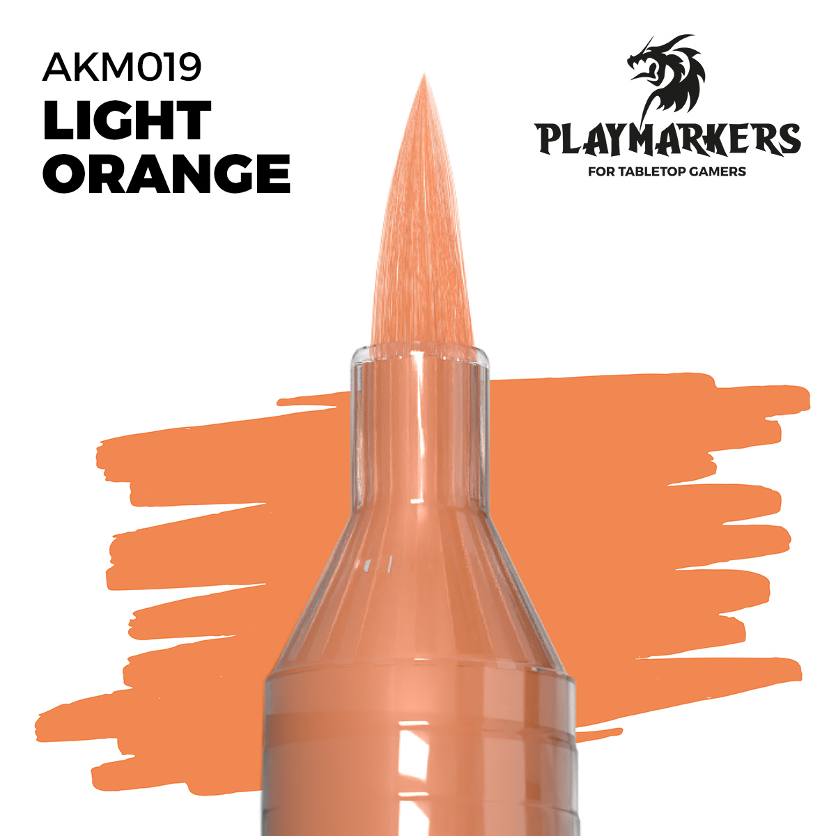 Маркер акриловый PLAYMARKER - Светло-оранжевый / LIGHT ORANGE – PLAYMARKER - AKM019