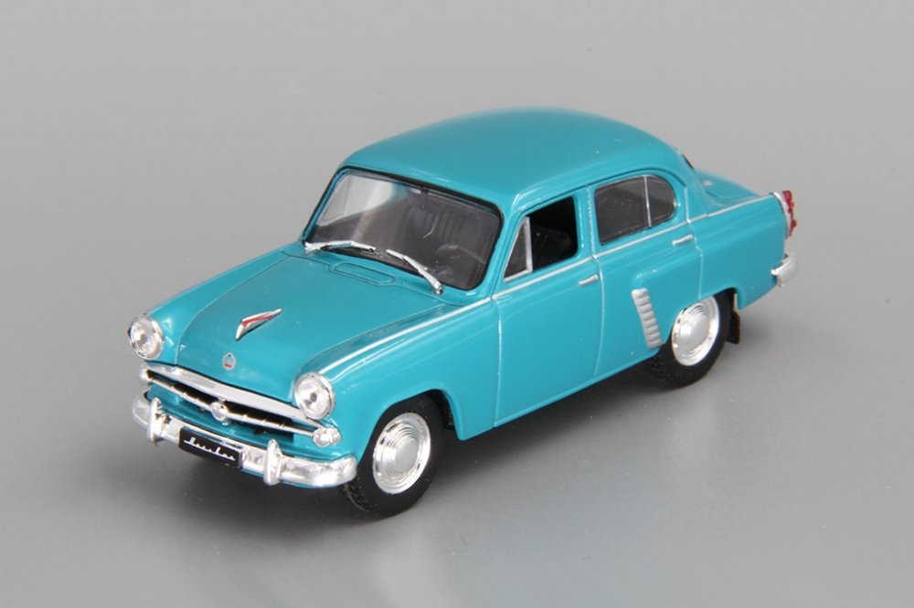 1:43 МОСКВИЧ 402, Автолегенды СССР 72, сине-зеленый - AL072