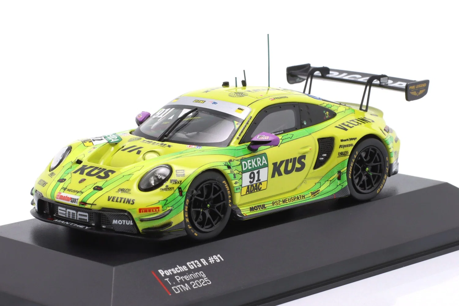 1:43 PORSCHE 911 GT3 R #91 'Grello' DTM Thomas Preining (2025) - MG-I-911-DTM-25-4391