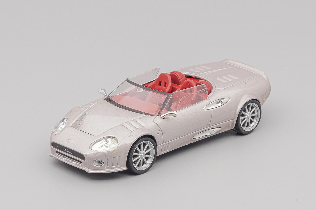 1:43 SPYKER C12 Spyder, Суперкары 27, silver - SUP027-X3