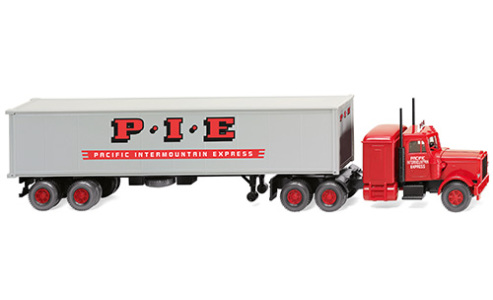 1:87 PETERBILT 359 Pacific Intermountain Express (1977), red - WIK052706