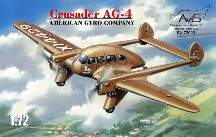 1:72 Сборная модель Самолет Crusaider AG-4 - 72023