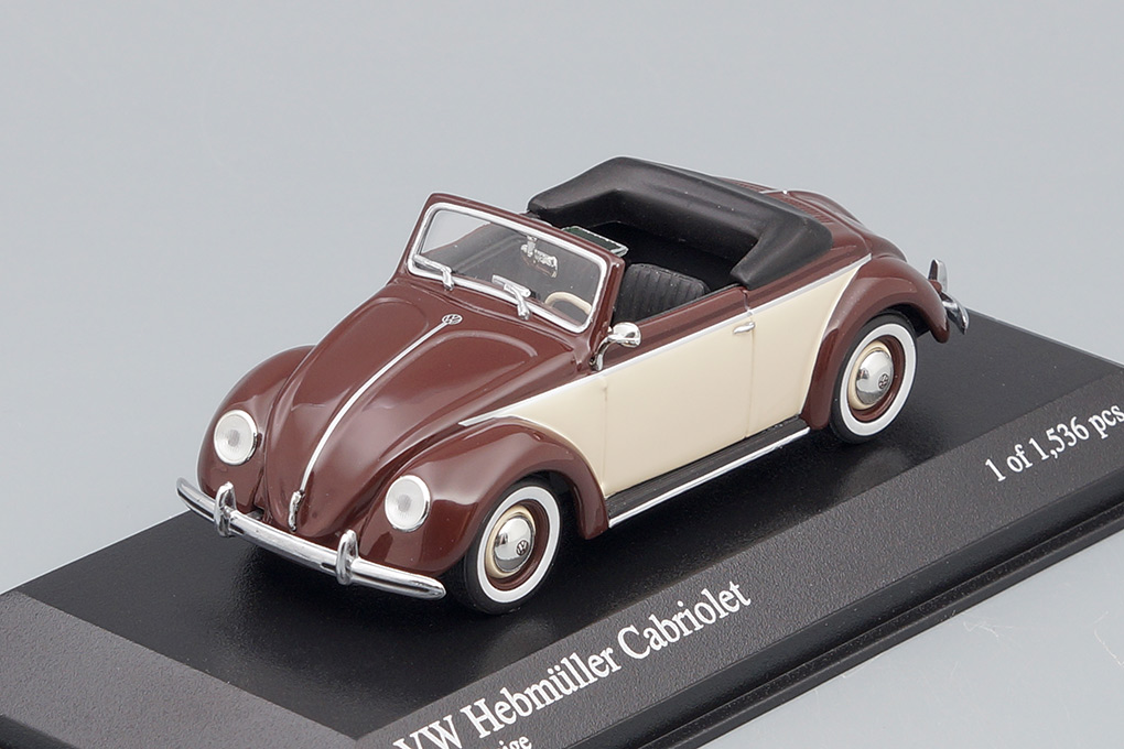 1:43 VOLKSWAGEN Hebmüller Cabriolet (1949), brown / creme - 430052136