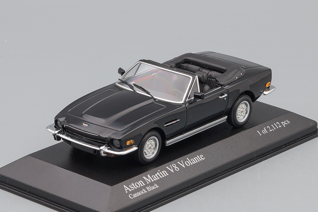 1:43 ASTON MARTIN V8 CABRIOLET 1987, BLACK - 400137730