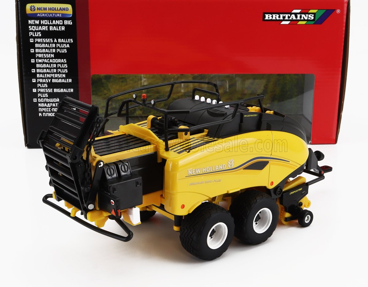 1:32 NEW HOLLAND Trailer Big Square Baler Plus, Yellow Black - 43266