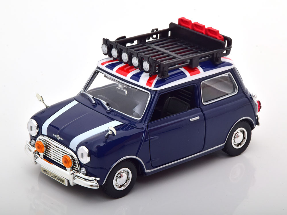 1:18 MINI Cooper (1961-1967), blue/white - 79741