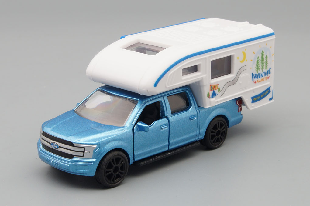 FORD F-150 Pick Up Camper, blue / white - 1693-X1