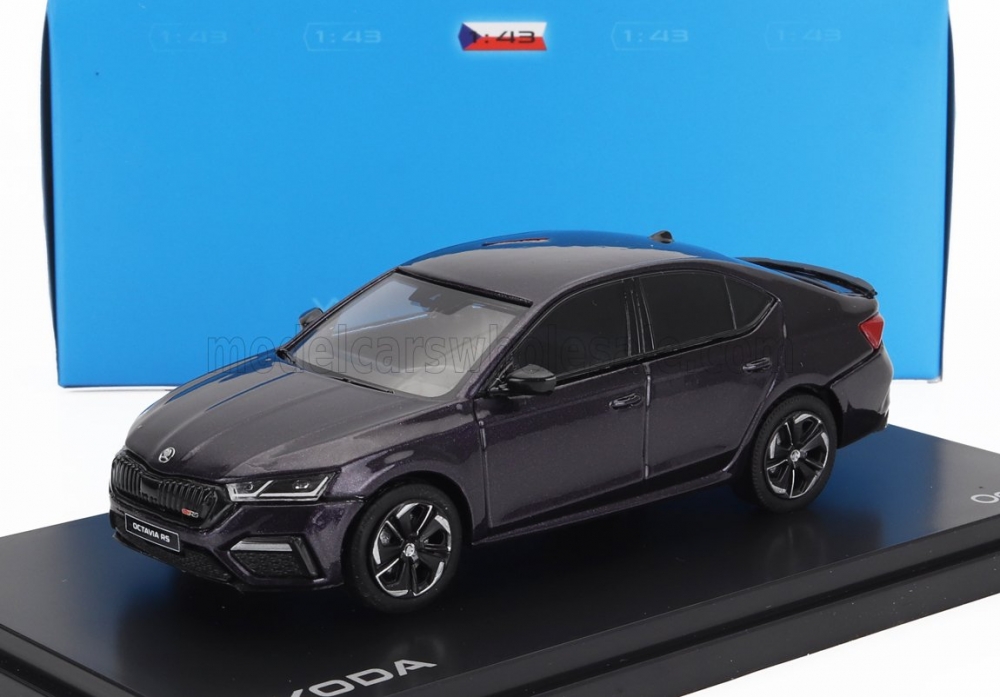 1:43 SKODA Octavia Iv Rs (2020), Dark Purple - 143ABZ-037JI