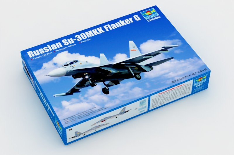 1:144 Сборная модель Российский / китайский истребитель Су-30МКК - 03917