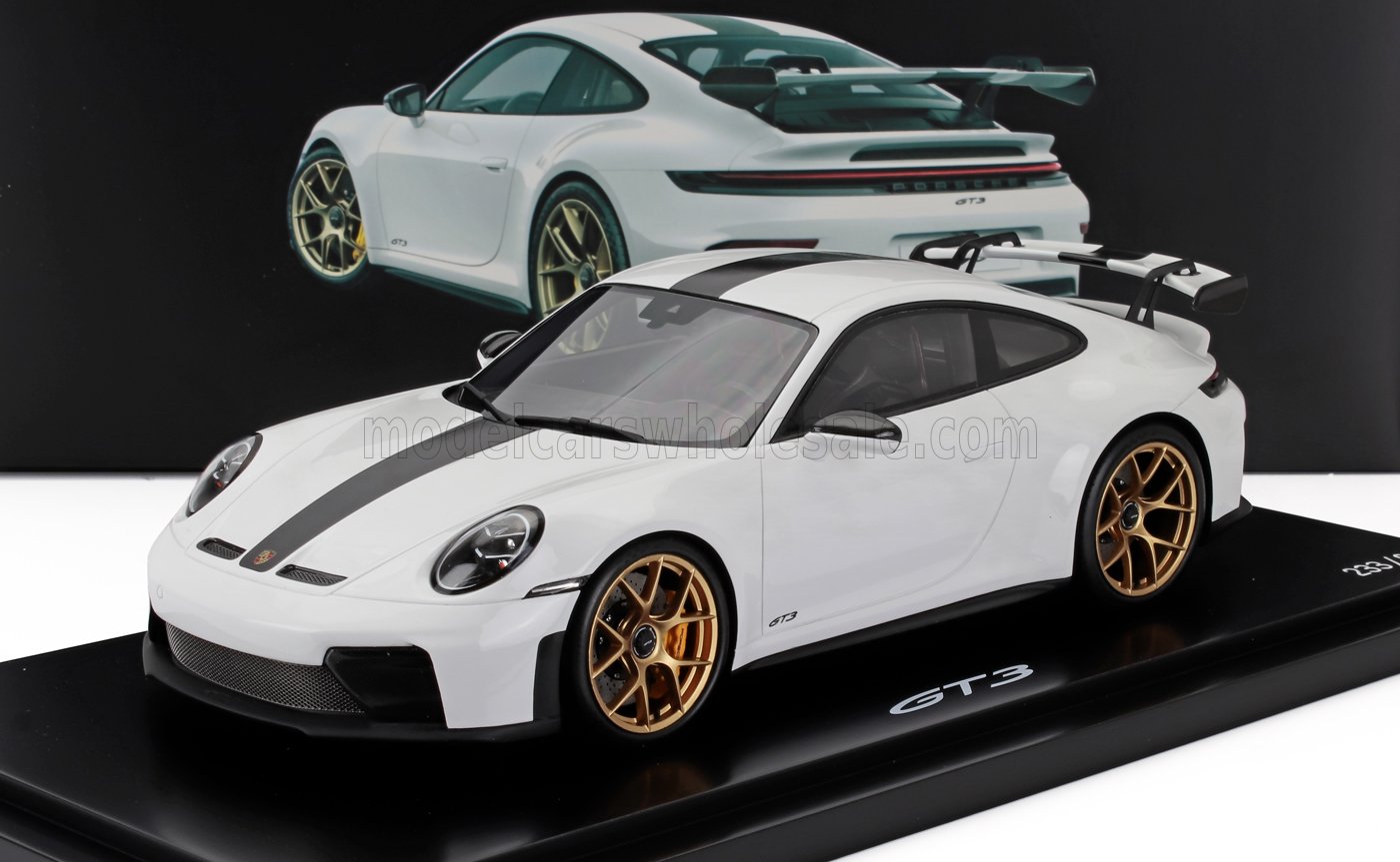 1:18 PORSCHE 911 992-2 Gt3 Coupe (2024) - Con Vetrina - With Showcase, White - WAP0215200TGT3