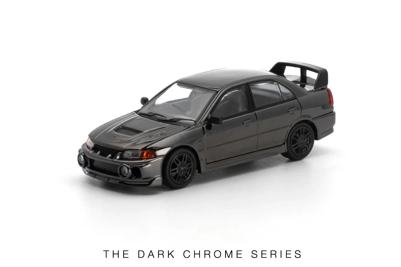 1:64 MITSUBISHI Lancer Evolution IV, dark chrome - PRDC013