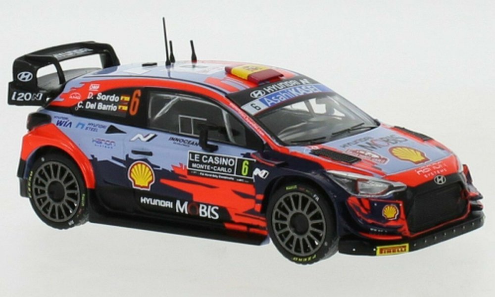 1:43 HYUNDAI i20 Coupe WRC #6 Sordo/Del Barrio 5 место Rally Monte Carlo 2021 - RAM784