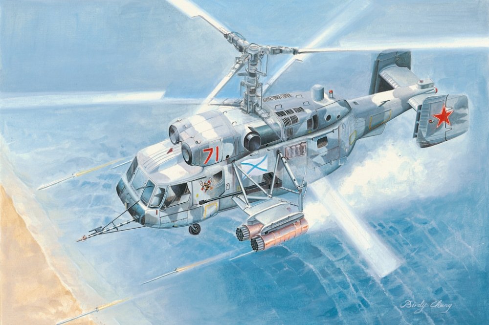 1:72 Сборная модель Вертолет Kamov Ka-29 Helix-B - 87227