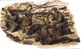 1:35 Сборная модель Солдаты German MG42 Heavy Machine Gun Team - 6064