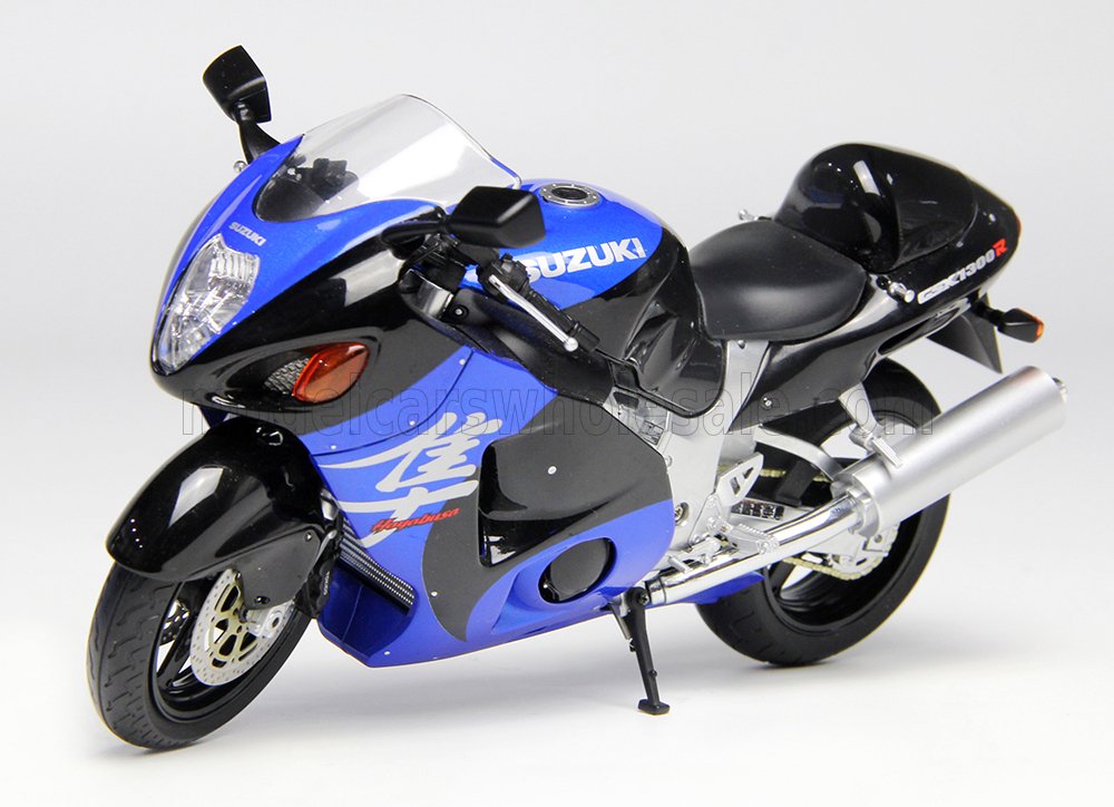 1:12 SUZUKI Gsx 1300r Hayabusa (2001), Blue Black - LCDM03-BB