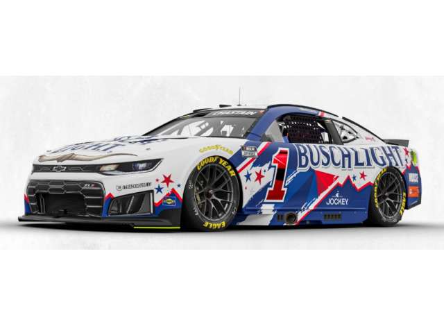 1:64 Chevrolet #1 Ross Chastain *Busch Light Western*, white/red/blue 2026 - CX12661BLTRZ