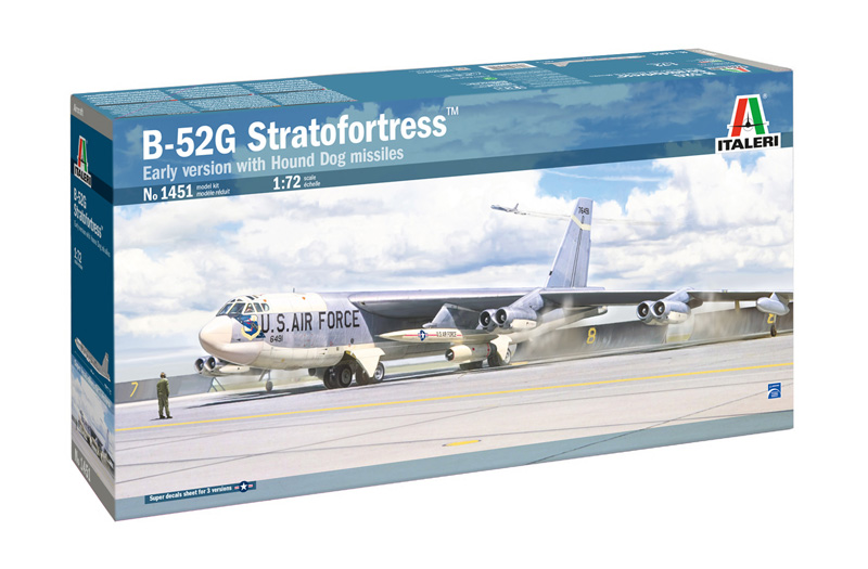 1:72 Сборная модель Самолет B-52G Stratofortress - 1451