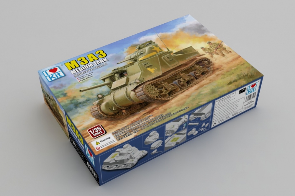 1:35 Сборная модель M3A3 Medium Tank - 63517