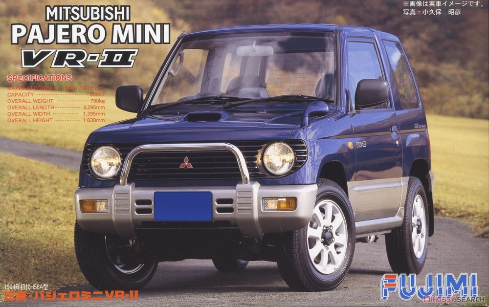 1:24 Сборная модель Mitsubishi Pajero Mini VR-II '94 - 04625