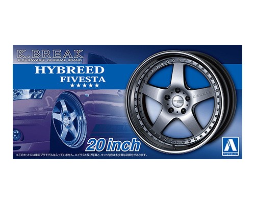 1:24 Набор дисков K-Break Hybreed Fivesta 20inch - 06113