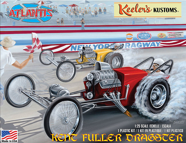 1:25 Сборная модель Keelers Kustom's Kent Fuller Dragster - AMC13103