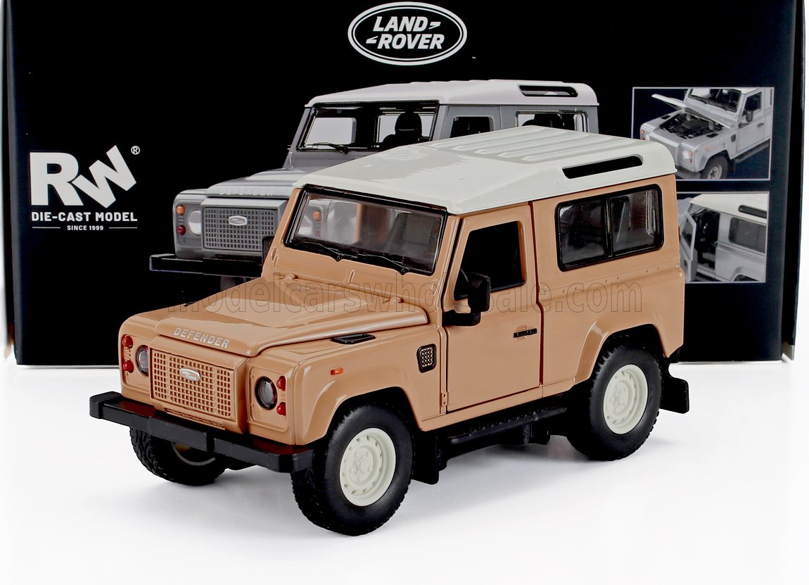1:32 LAND ROVER Defender 90 Classic Work V8 Islay Edition (2023), Beige White - 0833BR