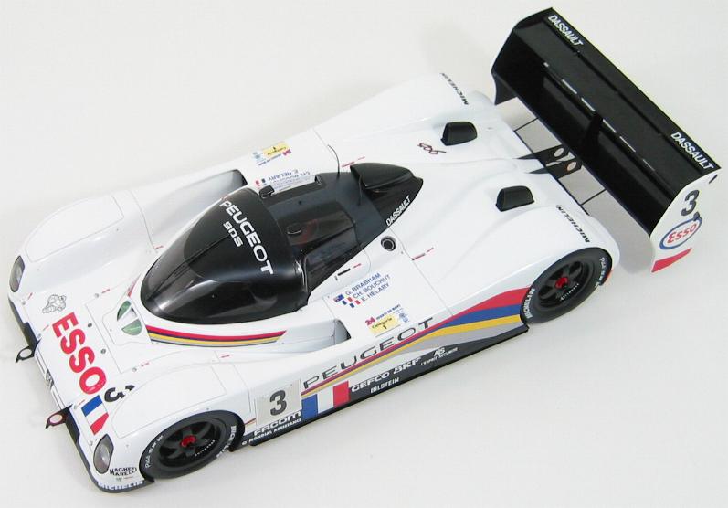 1:43 PEUGEOT 905 EV1 G.Brabham-C.Bouchut-E.Helary #3 winner Le Mans (1993), white - LM1993