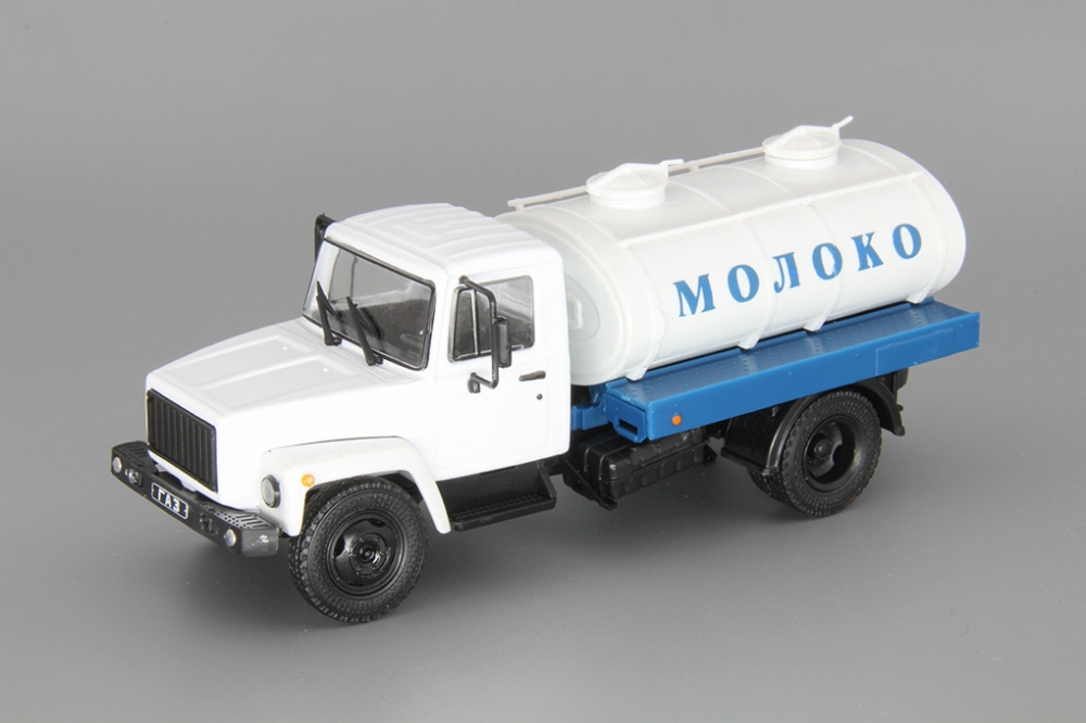 1:43 Горький 3307 Г6-ОТА-4,2 Цистерна Молоко, Грузовики СССР 13, белый - ALS13
