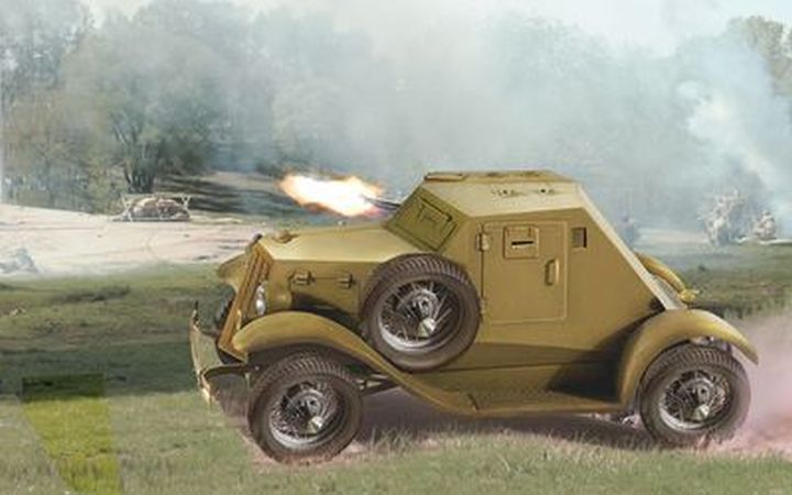 1:72 Сборная модель Бронеавтомобиль Д-8 - 72113