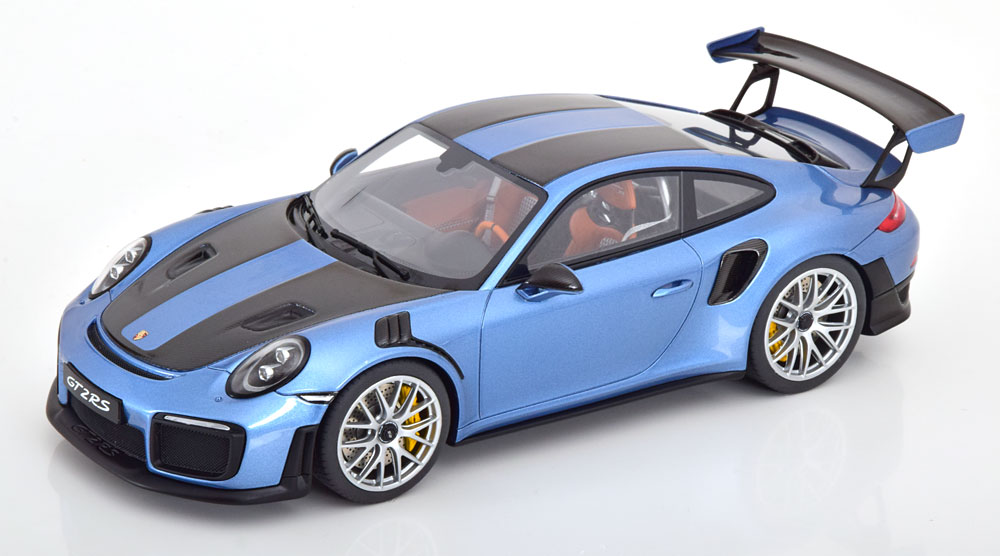 1:18 PORSCHE 911 (991/2) GT2 RS (2021), light blue-metallic carbon - GT429