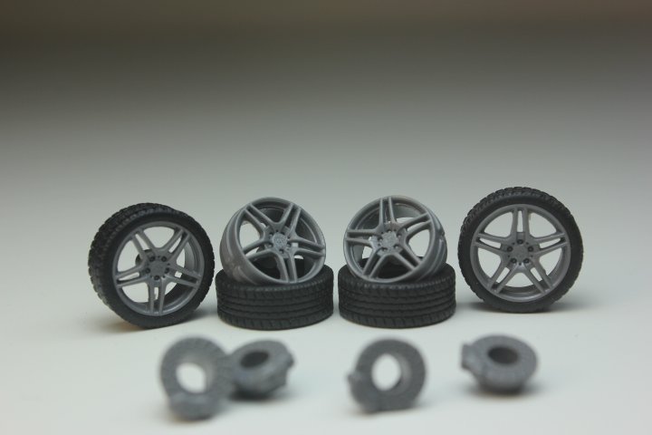 1:43 Комплект колес #40 (AMG) - KD040