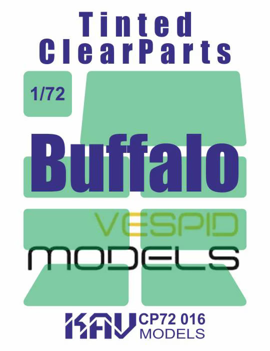 1:72 Тонированное остекление для Buffalo (Vespid) - CP72 016