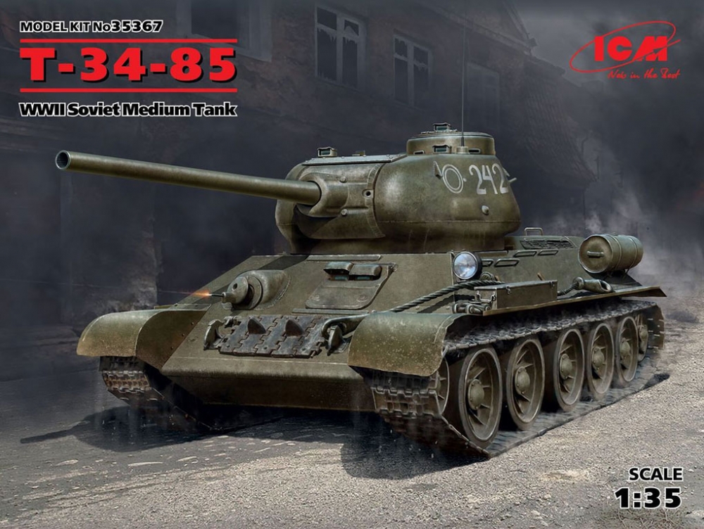 1:35 Сборная модель Советский средний танк Т-34/85 - 35367