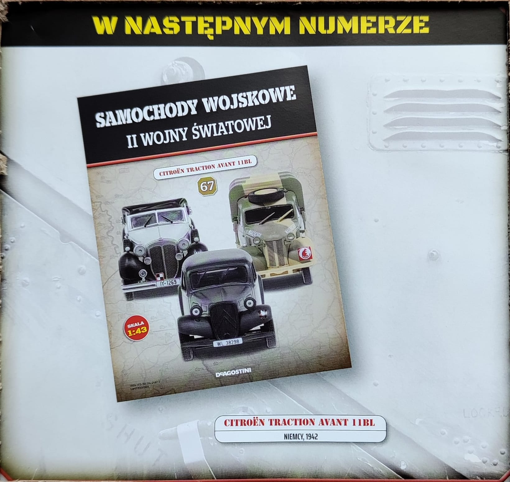 1:43 CITROEN Traction Avant 11BL из серии Samochody Wojskowe Ii Wojny Światowej - SW067