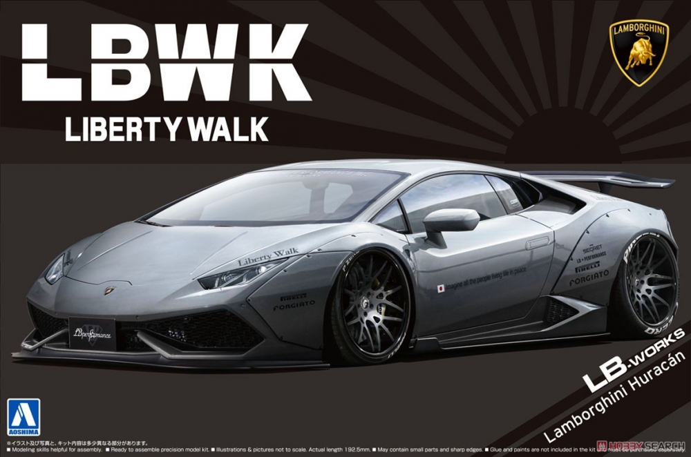 1:24 Сборная модель LAMBORGHINI HURACAN LB-Works Ver.2 - 05990