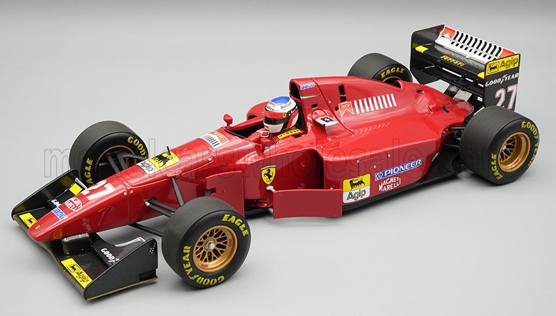 1:18 FERRARI F1 412 T1 B №27 German GP (with pilot figure) Jean Alesi (1994), red - TMD18-334A