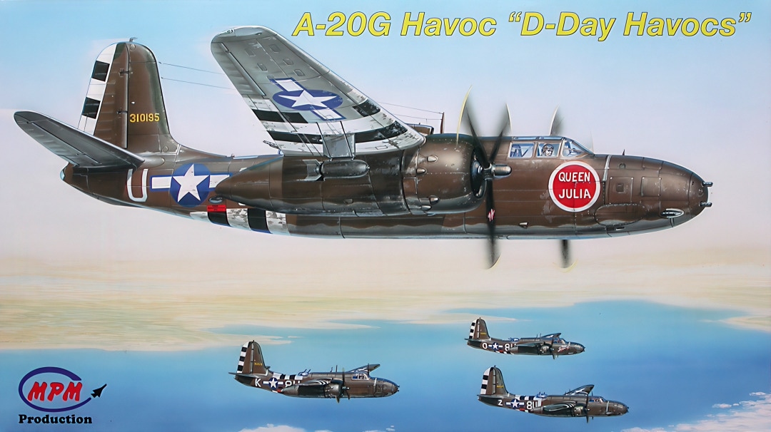 1:72 Сборная модель A-20G Havoc 'D-Day Havocs' - 72551