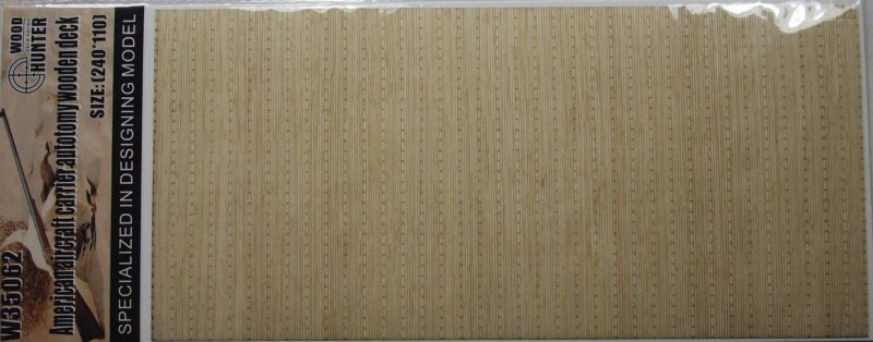 1:350 American aircraft carrier autotomy wooden deck - W35062