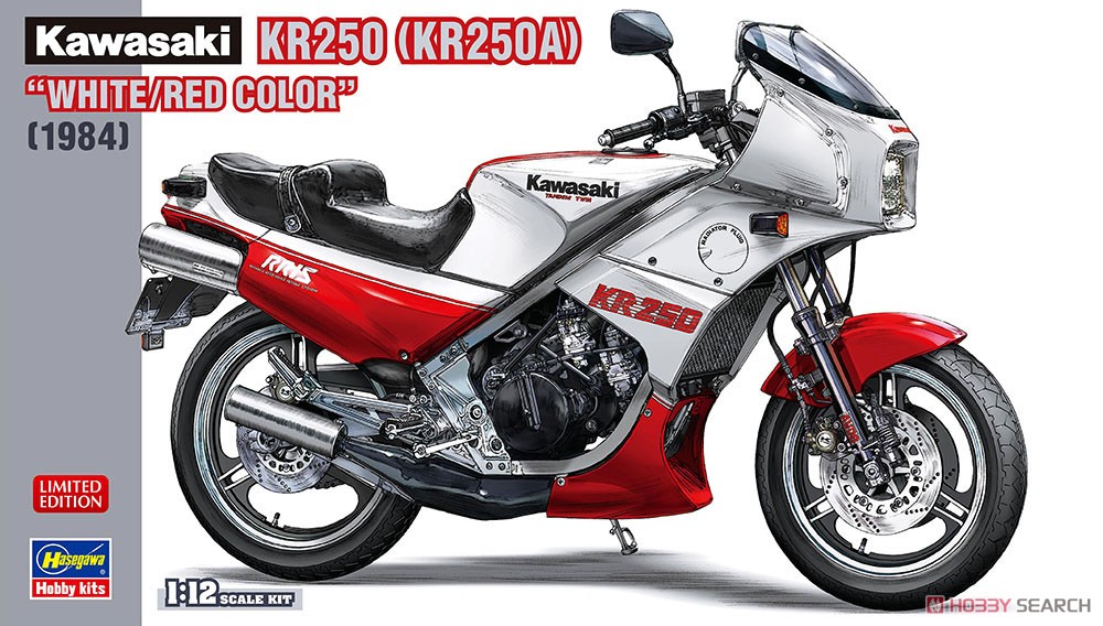 1:12 Сборная модель Мотоцикл KAWASAKI KR250 (KR250A) (Limited Edition) - 21745