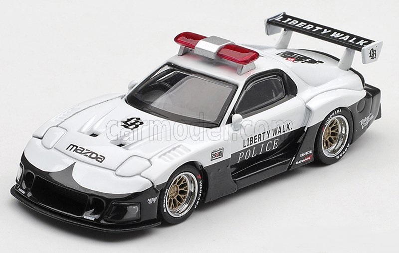 1:64 MAZDA RX-7 LB-Super Silhouette Police (1998), white/black - MGT01231-R