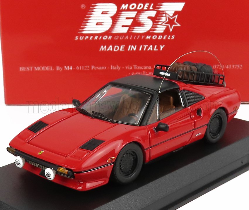 1:43 FERRARI 308 Gtsi (1982) Rally Mission - Artic Circle - Circolo Polare Artico - 2021, red - 9821